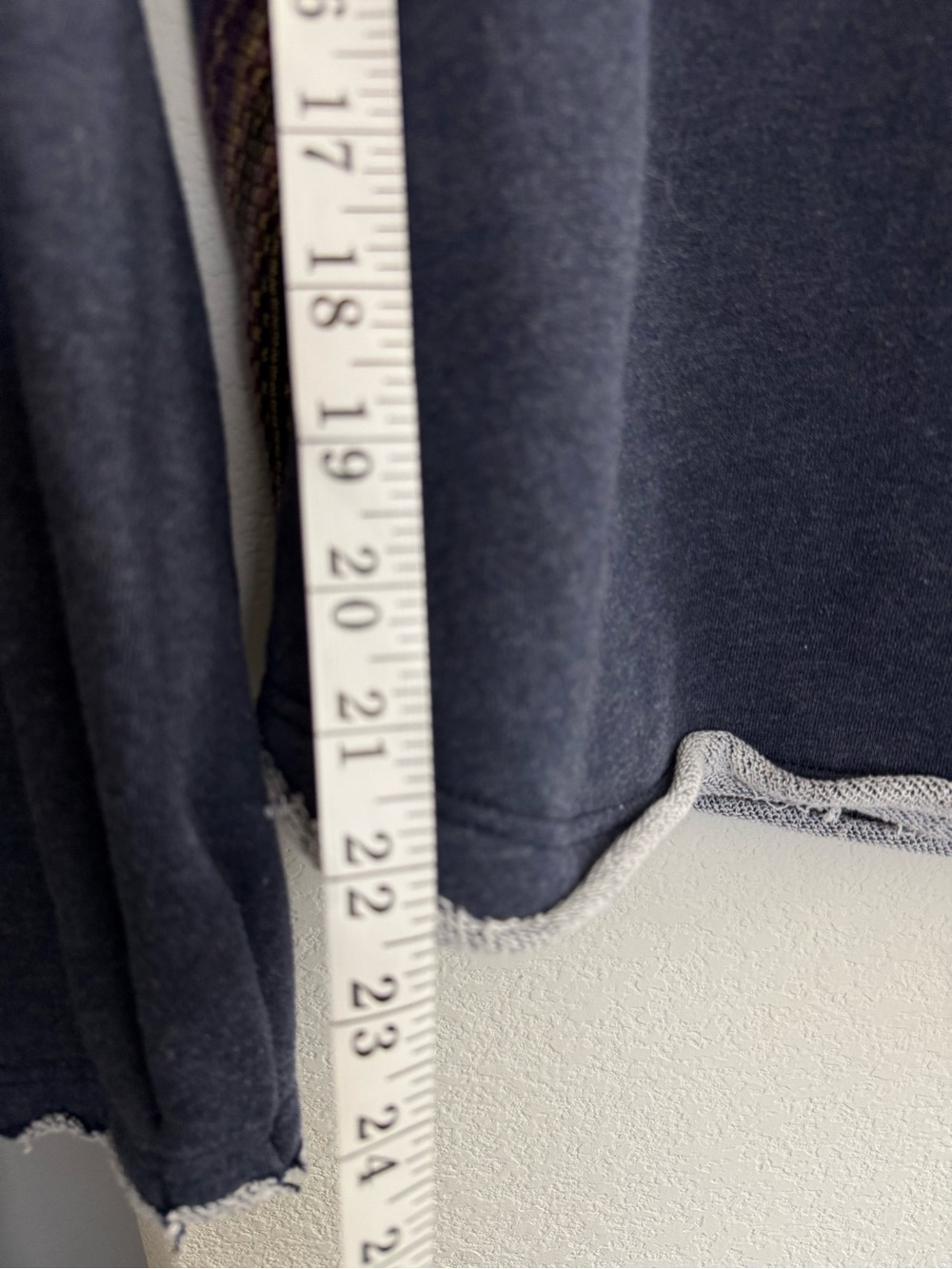 Natural Life Navy Boho Knit Trim Sweater - Picture 6 of 8
